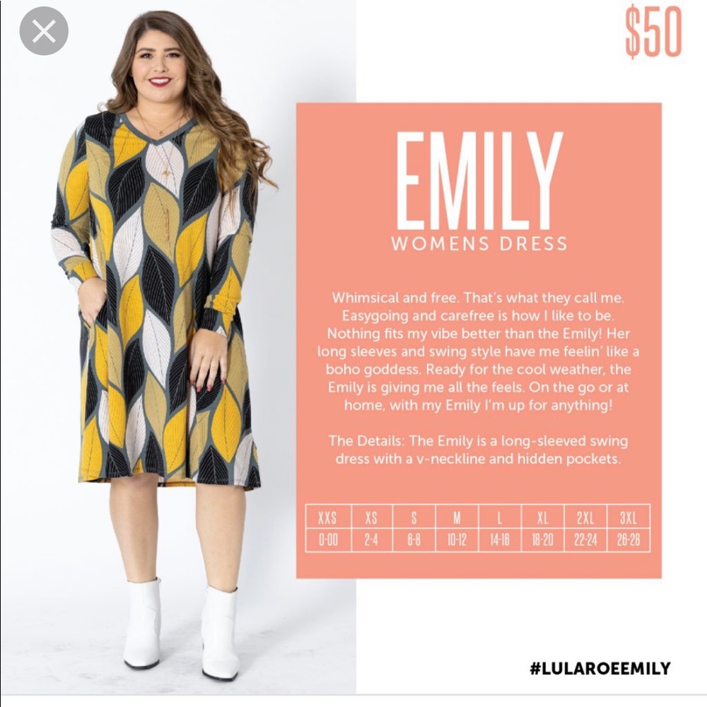 Emily sizing